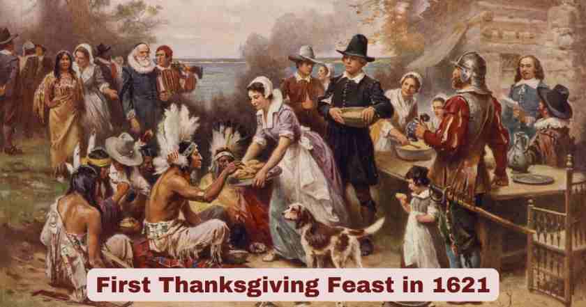 First Thanksgiving Feast in 1621