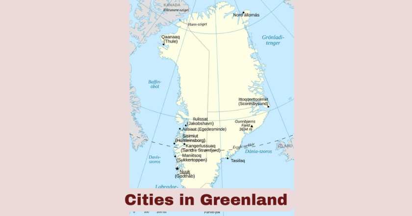 Cities in Greenland