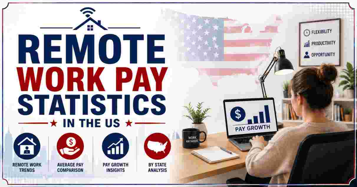 Remote Work Pay Statistics in US