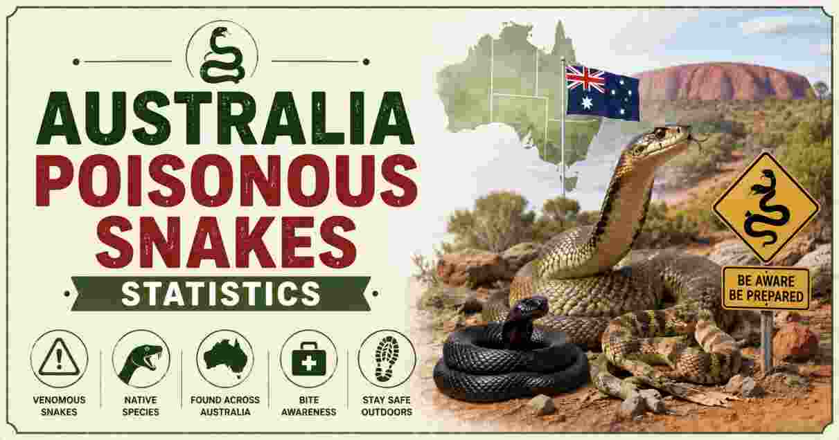 australia poisonous snakes Statistics