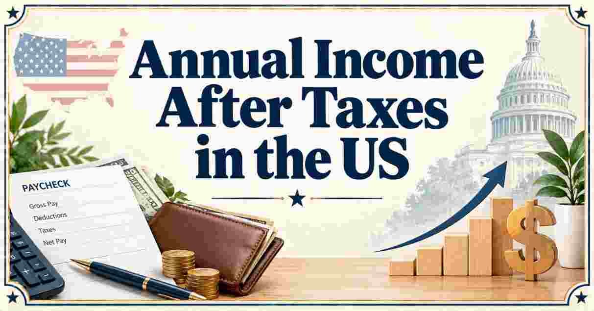 Annual Income After Taxes in the US