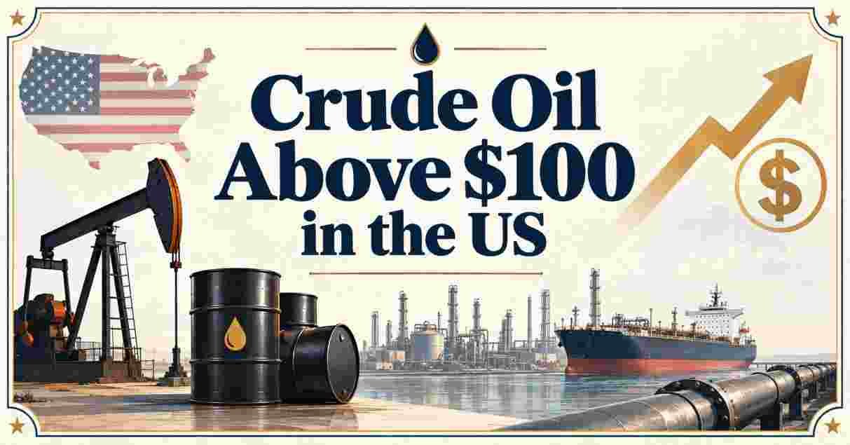 Crude Oil Above usd 100 in the US