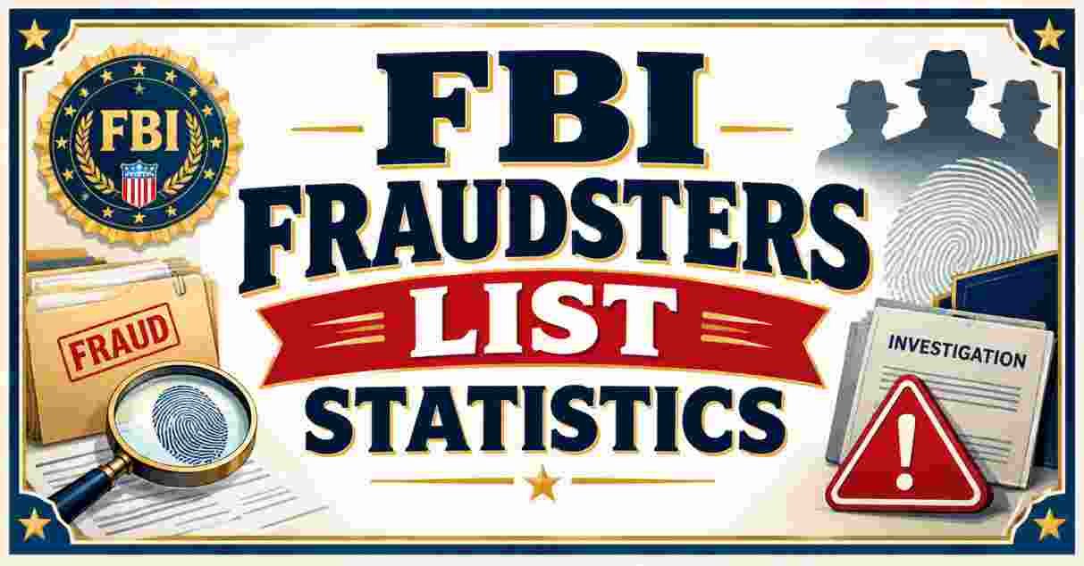 FBI Fraudsters List Statistics