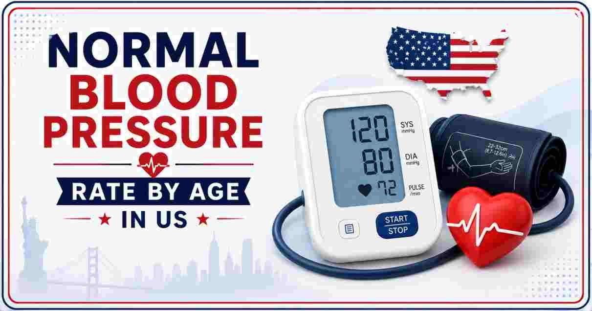 Normal Blood Pressure Rate by Age in US