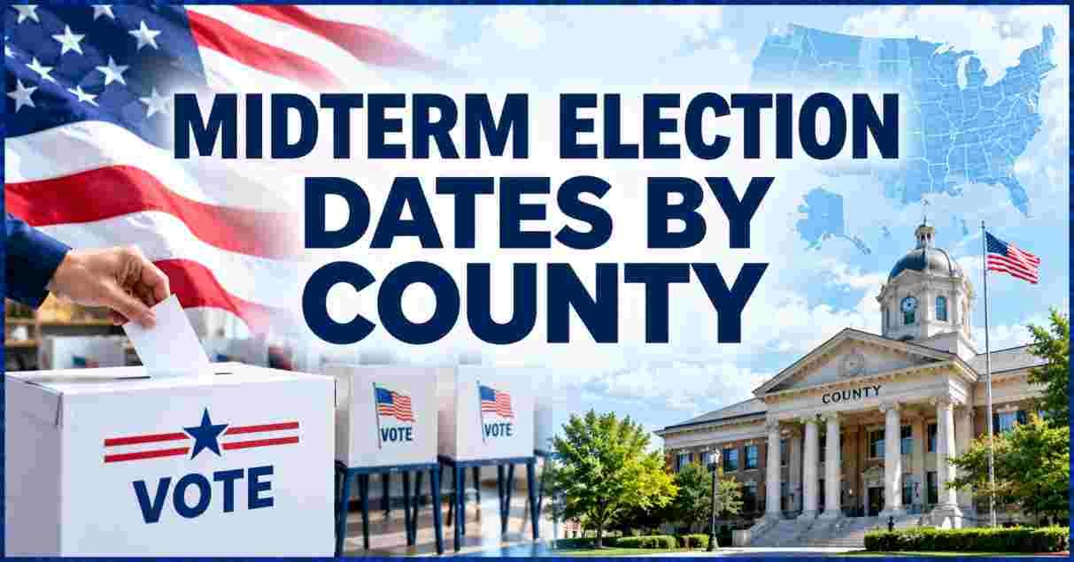 Midterm Election Dates by County