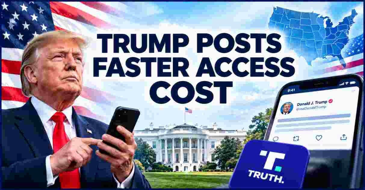 Trump Posts Faster Access Cost
